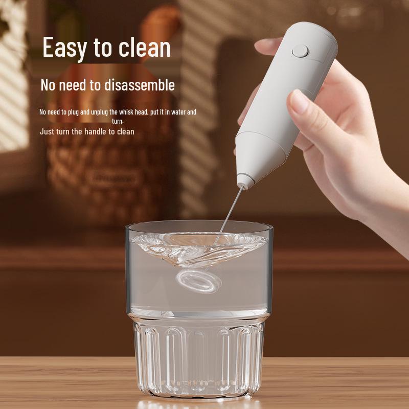 Kompakter Mini-Twill Tragbarer Milchaufschäumer & Sahnebereiter