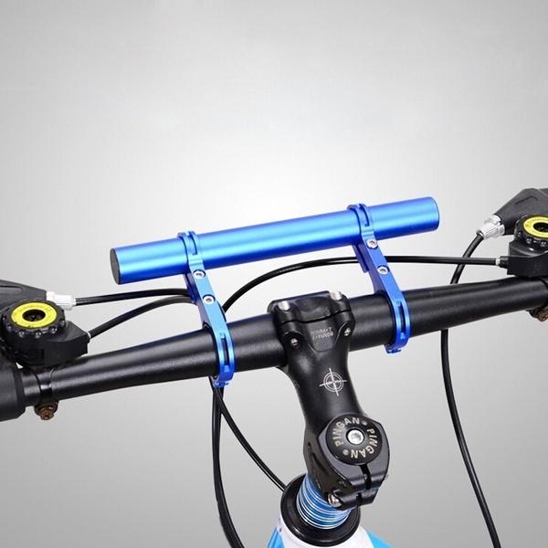 10/20/30 CENTIMETRI Staffa di Estensione Della Bici Singolo/Doppio Mountain Bike Manubrio Extender Tachimetro Torcia Della Bicicletta Supporto Della Lampada supporto