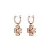 Swarovski Idyllia Water Drop Lucky Clover Earrings Women Earrings Rose-Gold 5674212