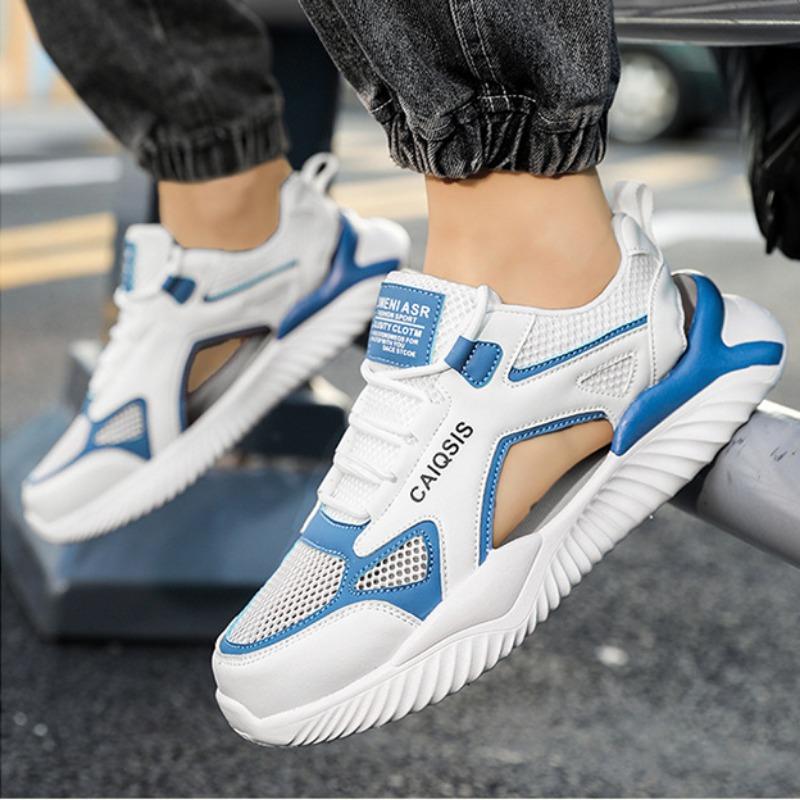Summer Men Sandals Luxury Brand Breathable Mesh Beach Slippers Shoes Outdoor Casual Lightweight Beach Sandals Fashion Men Shoes