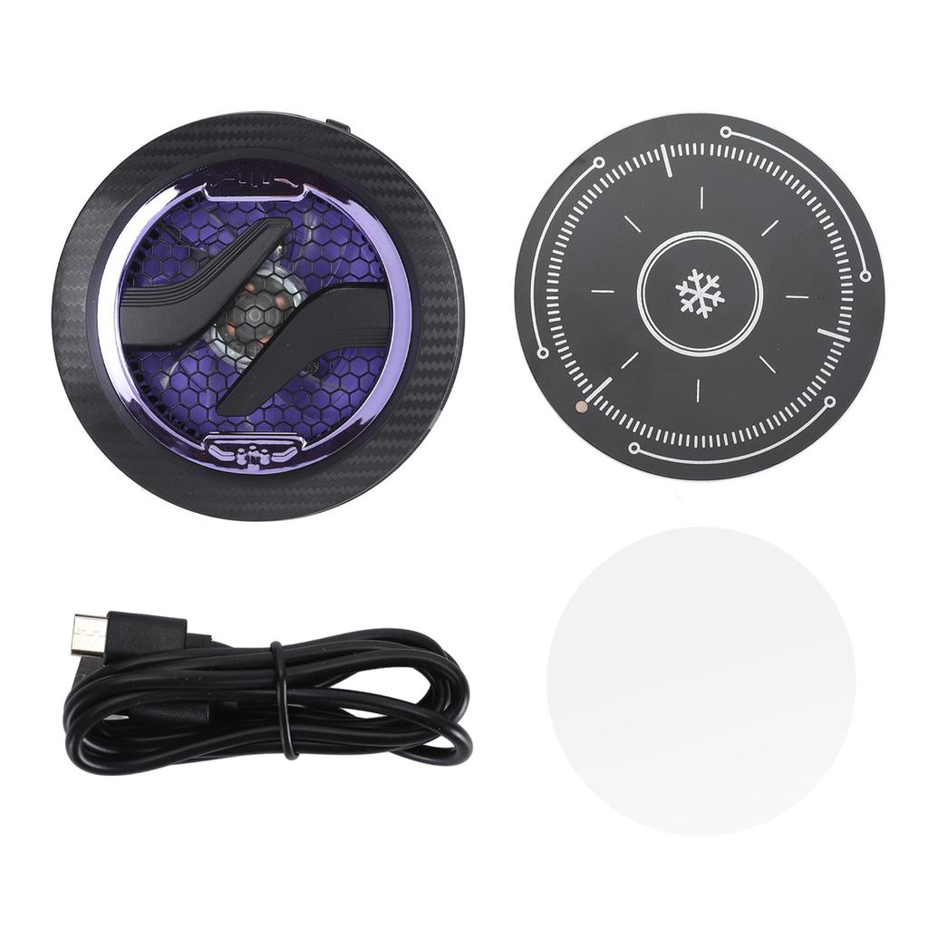 Magnetic Phone Cooler 3 Speed Temperature Adjustable Semiconductor Mobile Phone Radiator Cell Phone Cooling Fan for