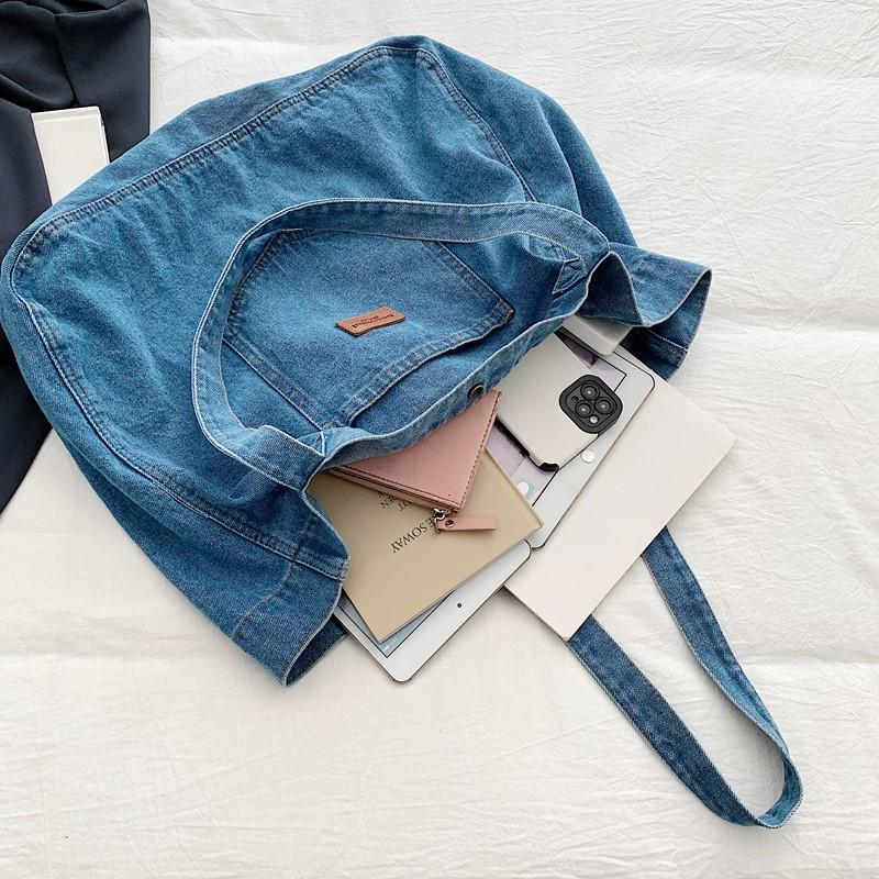 Sac à Bandoulière Grande Capacité Sac Fourre-Tout Vintage pour Femmes Sac à Main Étudiant