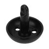Carbon Steel Mushroom Anchor 10lb Solid Cast PVC Coated Black for Fishing Boats Yachts Jet Skis
