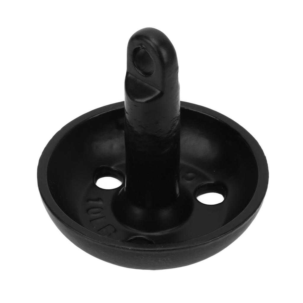 Carbon Steel Mushroom Anchor 10lb Solid Cast PVC Coated Black for Fishing Boats Yachts Jet Skis