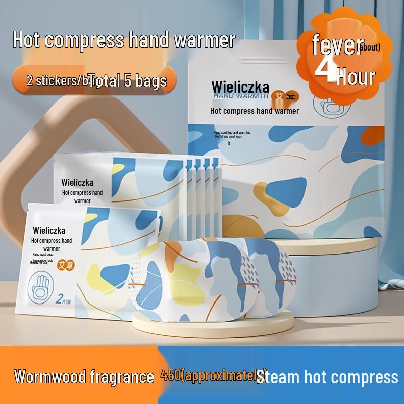 Портативный одноразовый пластырь-грелка для рук - Самонагревающаяся, для использования зимой