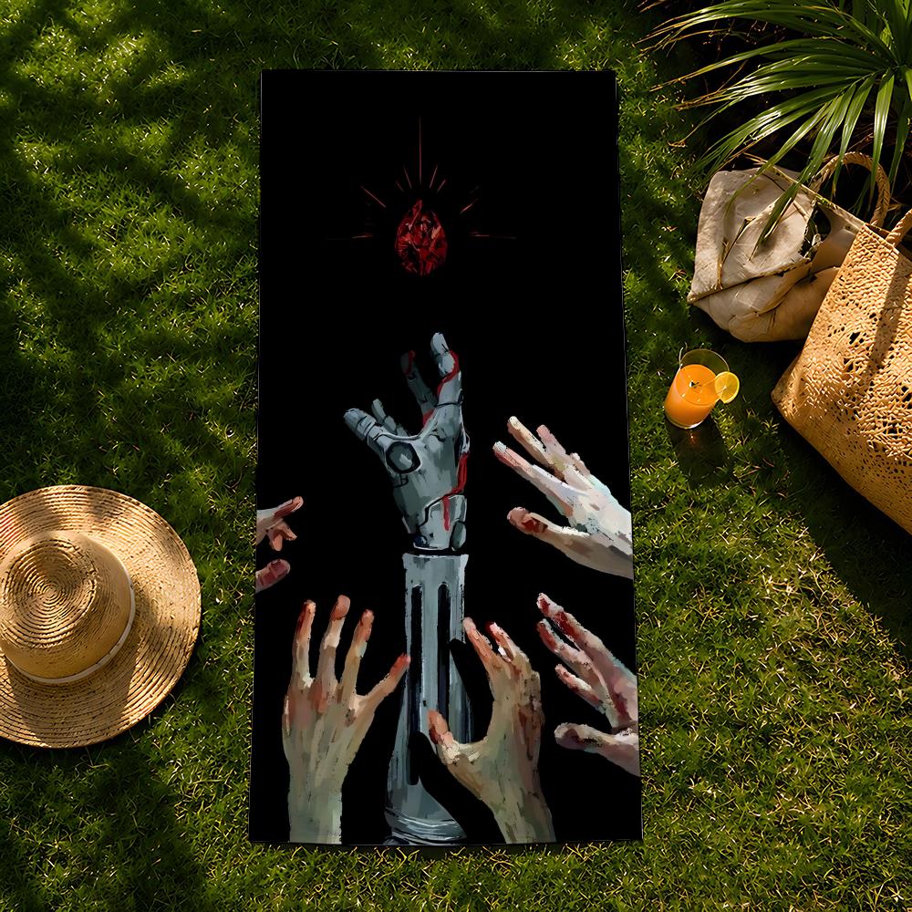 Game D-Dark S-Souls Towel Beach Towel, Quick Drying Absorbent Bath Towel For Swim,Gym,Camping,Outdoor Hot