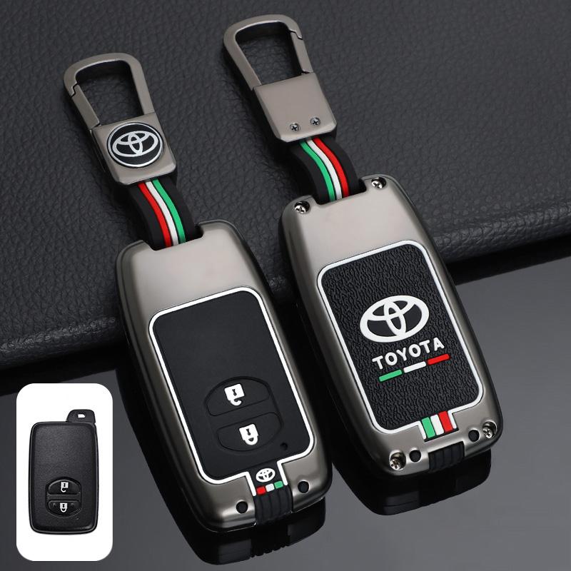 For Toyota 2026 Hot Hub Caps Zinc Alloy Car Smart Remote Key Cover Case Protector Shell For Toyota Camry Highlander Crown Prado