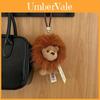 Plush Lion Keychain With Scented Ball For Car And Bag Decor