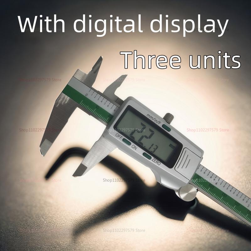 150mm Stainless Steel Digital Caliper with Zero Setting 0.01mm High Precision 6 Inch Digital Thickness Gauge Fraction MM Inch