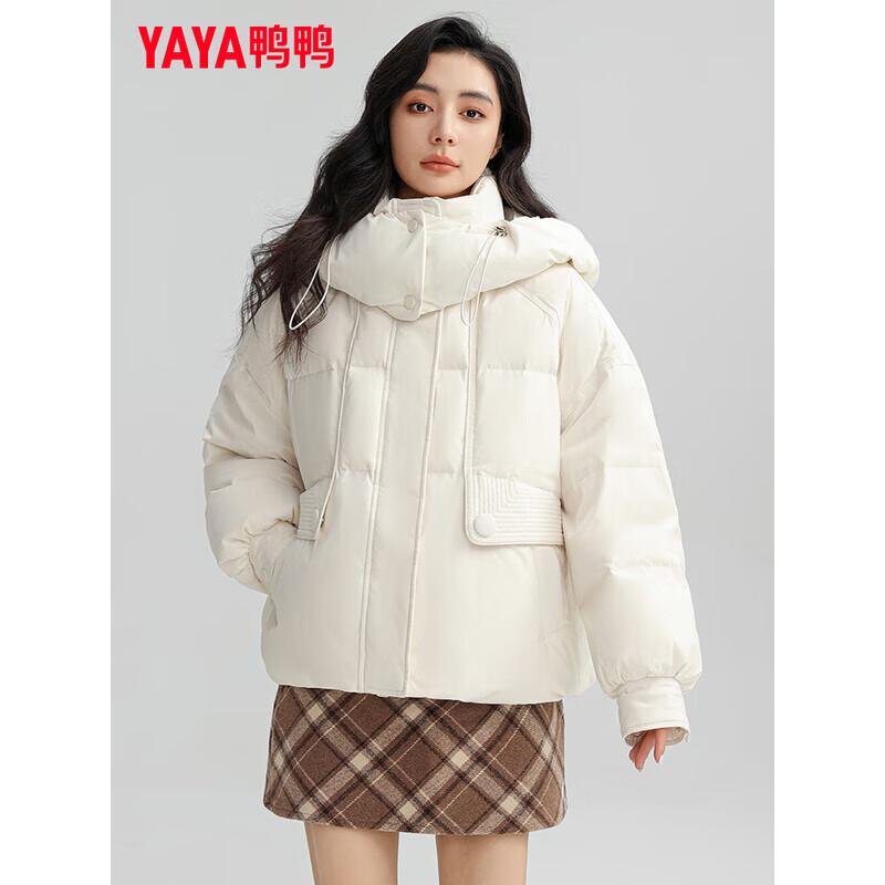 YAYA Women's Hooded Short Down Jacket YE4B604901A