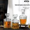 Transparente Glasflasche für Baijiu, Whiskey, Wein – Versiegelt und Perfekt für die Heimbrauerei.
