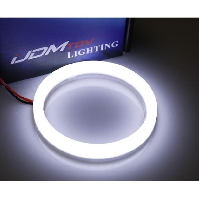 Even Lighting White LED Halo Ring For Kia Optima Hyundai Genesis Coupe Headlight