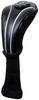 LEZAX TEE-OFF Head Cover for Utility TOHC-6553 Black X Silver