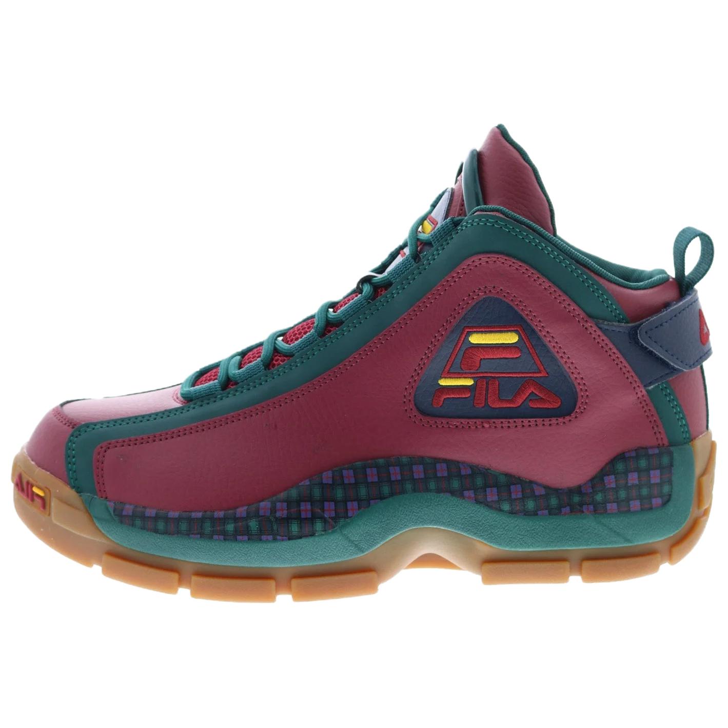 

New FILA Grant Hill 2 Mid Top Basketball Shoes Men s Red Green 1BM01316-933 41