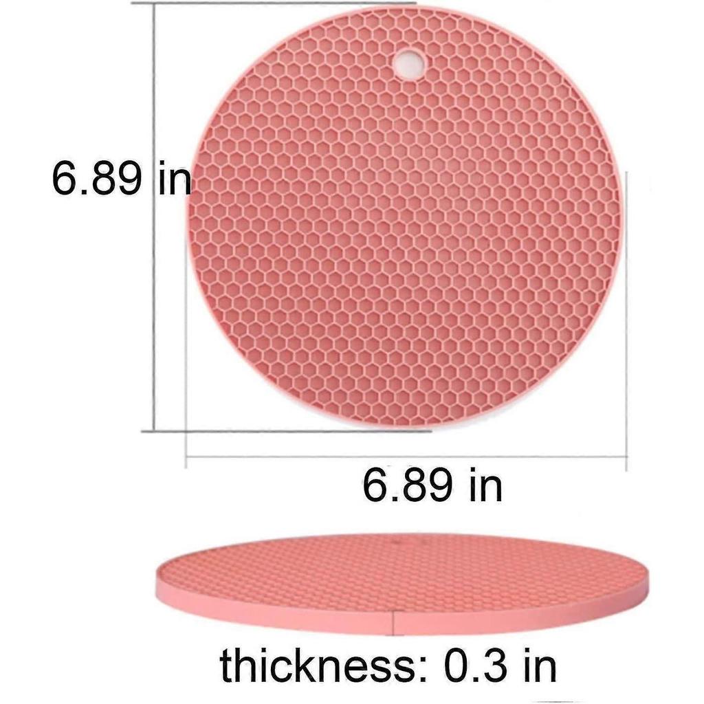 4 Pieces Of Three-legged Multi-purpose Silicone Pot Holder Thermal Pad Silicone Heat-resistant Coaster
