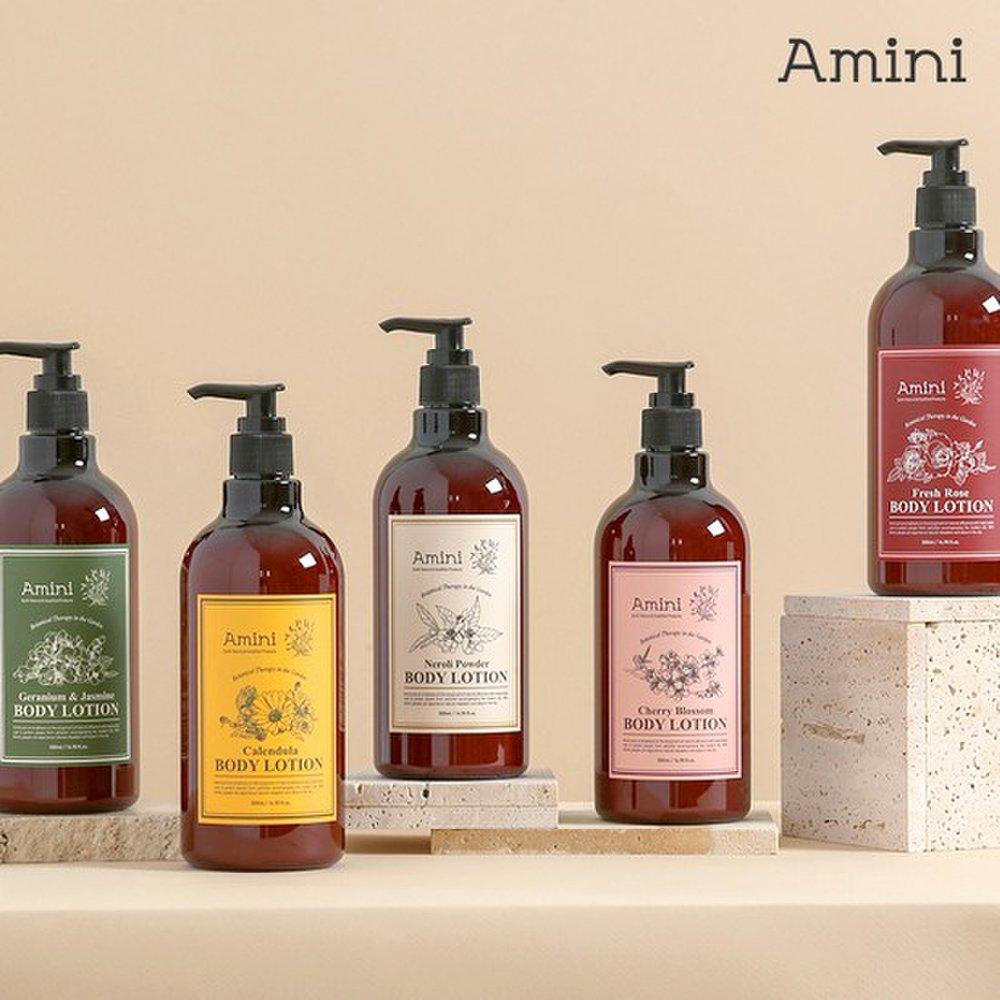 AMINI Body Lotion Flower Therapy Cherry Blossom 500ml X 2