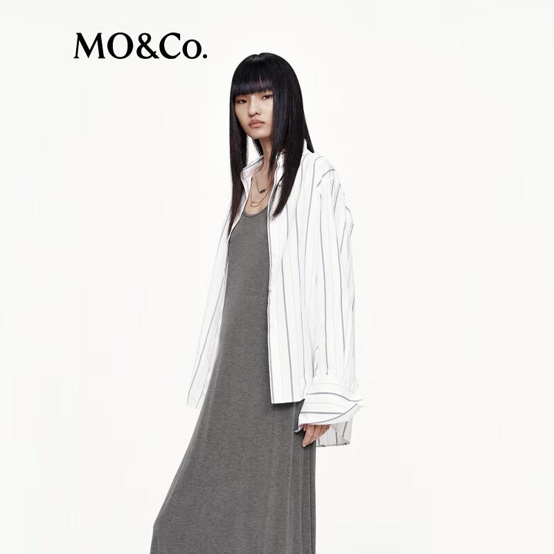 MO&Co. C+ Series Fall 2025 Long-Staple Cotton Striped Shirt