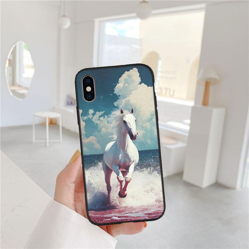 MY11 Fine Horse Phone Case for Samsung Galaxy M06 M15 M16 M35 M55 M56 A36 A42 A50 A50S A51 A52 A32 A33 A05 A05S A06 A16 A20
