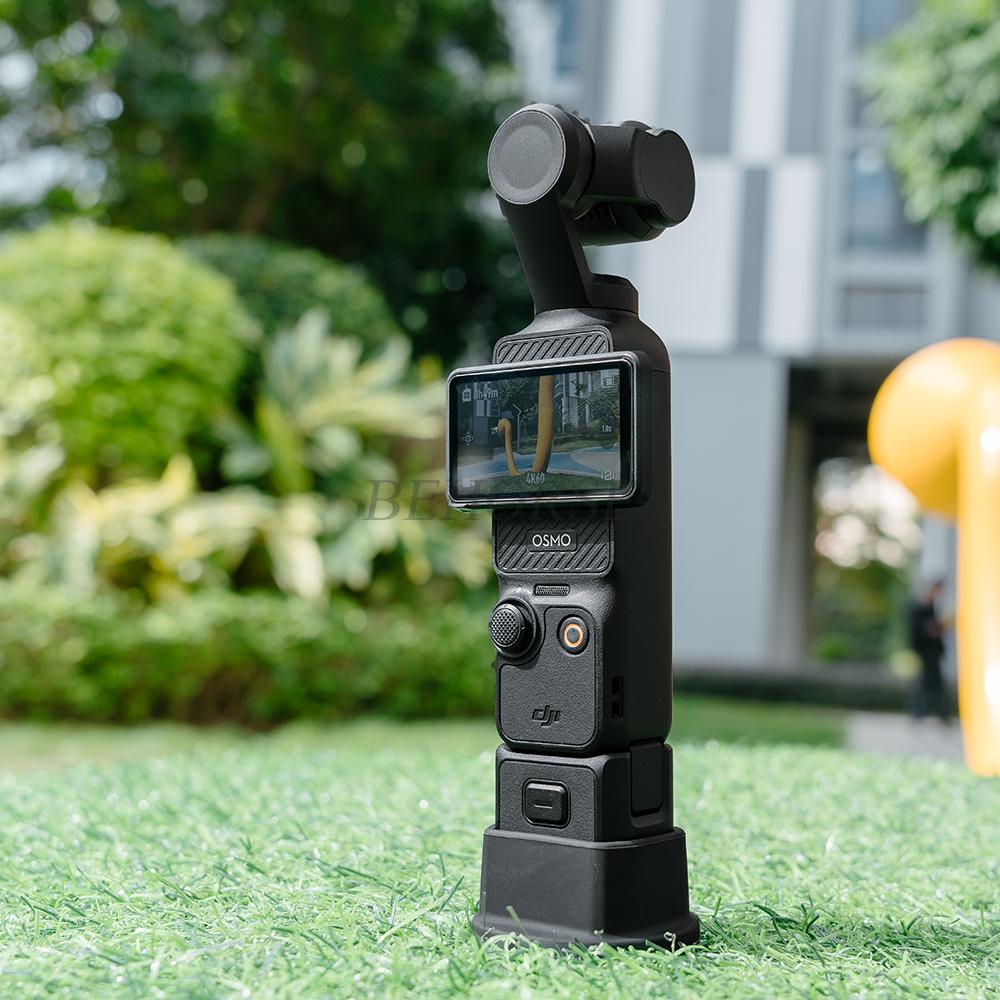 Silikonowy antypoślizgowy stały uchwyt podstawka rozszerzająca podstawka na biurko uchwyty do DJI Osmo Pocket 3 akcesoria do stabilizatora ręcznego