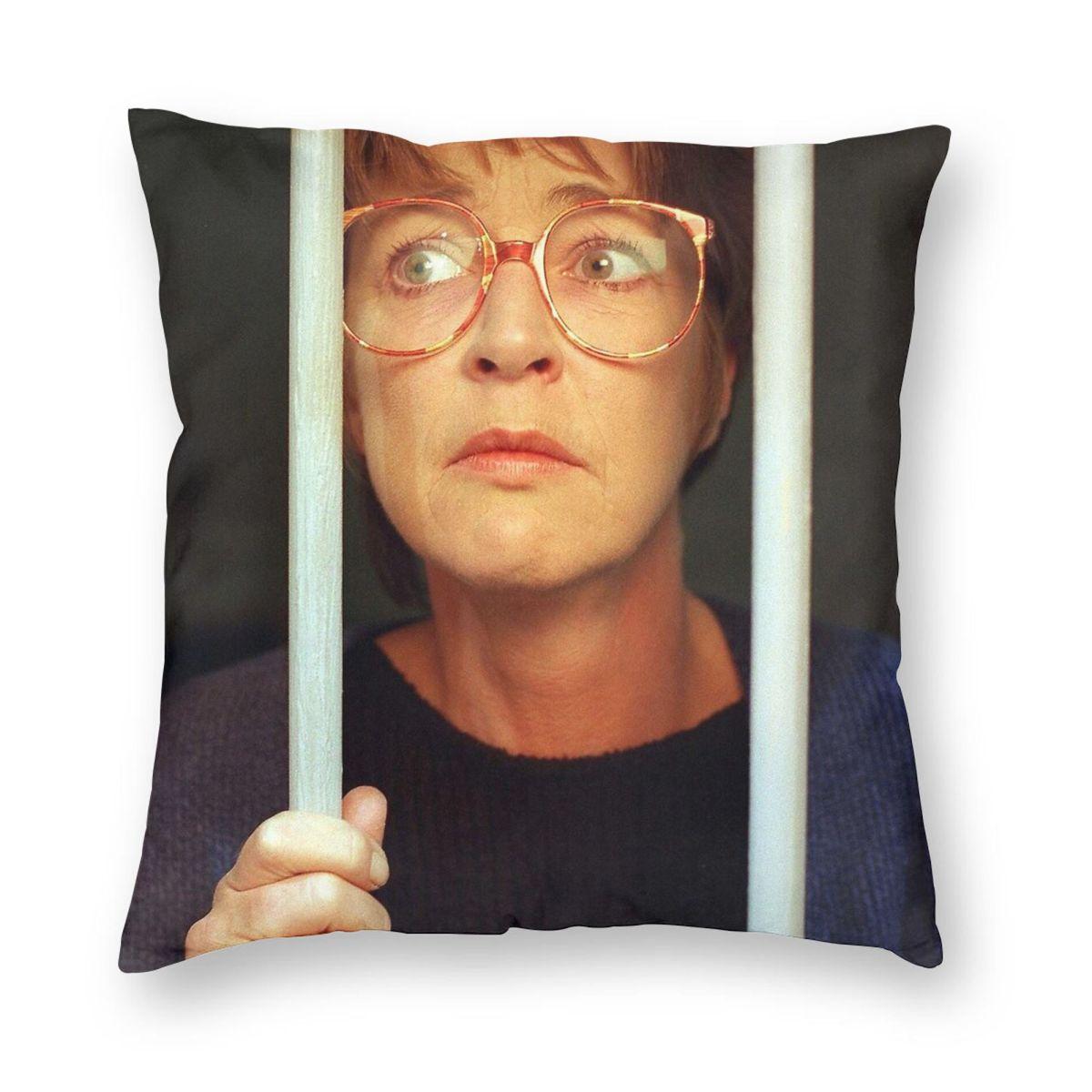

Coronation Street Deirdre Barlow Anne Kirkbride Square Pillowcase Polyester Linen Velvet Printed Zip Decorative Bed Cushion Case 12x12Inch