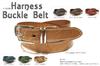 [Style Belt Store SKY DARTS] Harness Buckle Belt  Leather Belt with a Stylish Surface (Red)