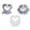 Silicone Resin Molds Charm Heart Small Vases Moulds Home Decors Craft Mold Making Small Vase Perfect for Plant Lovers
