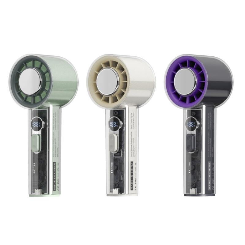 Portable Fan Adjustable Cooling Fan Handheld Fan 3000mAh Small Fan USB Travel Fan Office Fan Outdoor Fan for Travel