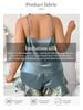 Plus Size European & American Ice Silk Print Pajamas - Fashionable Casual Homewear for Women