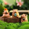 Nouvelle Boîte Aveugle Capybara Simulation Mini Capybara Figurines Poupée Enfant Anniversaire Cadeau de Noël