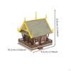 Southeast Asian Temple Model Simulation Scene 1:72 Scale Building Kit Paintable DIY Wooden