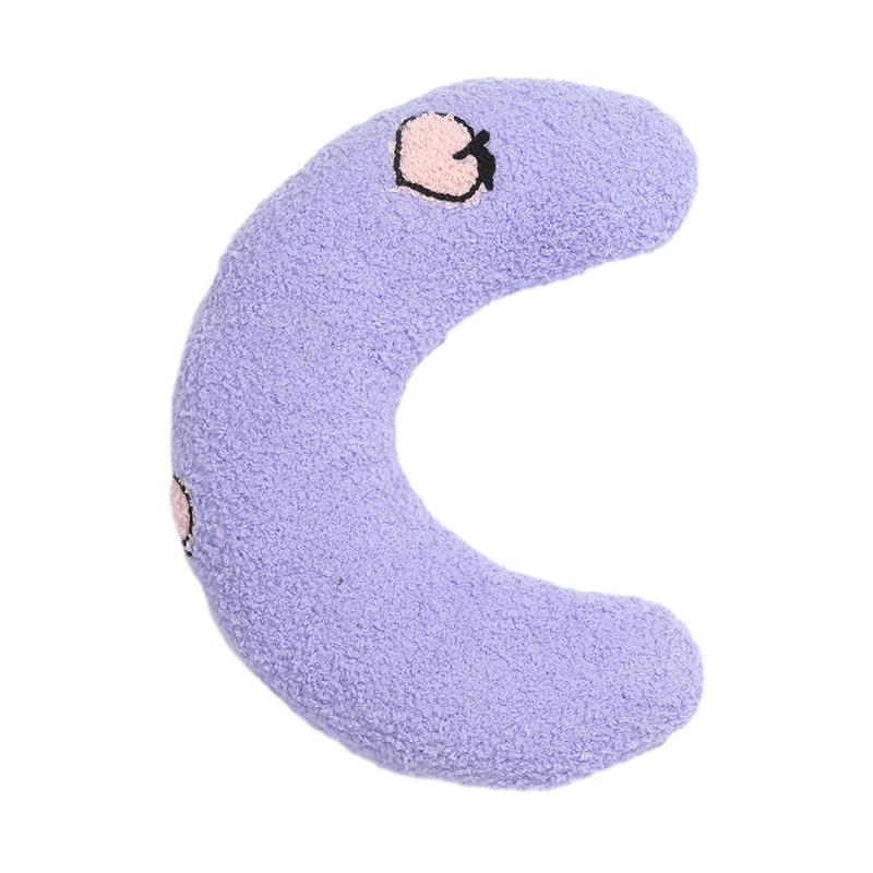 Pet Crescent Pillow U-shaped Pillow Protects Cervical Neck Deep Sleep Soft and Fluffy Pet Comfort Toy Cat Pillow Pet Pillow