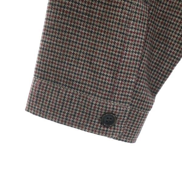 unused Johnbull Houndstooth Shirt jacket L Men's Used