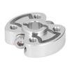 Clamping Collar Aluminum Alloy Round Universal Hole High Speed Shaft Clamp 8mm Center Holes