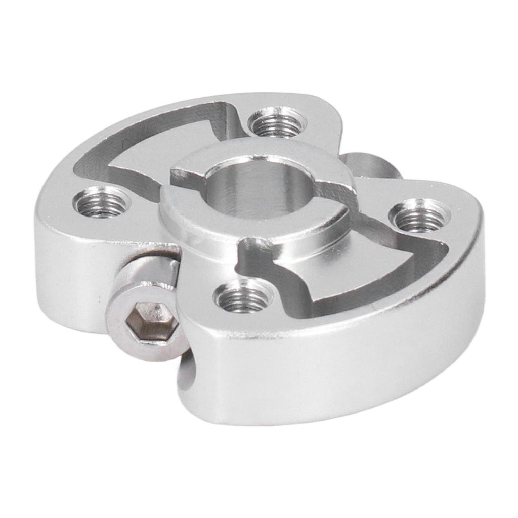 Clamping Collar Aluminum Alloy Round Universal Hole High Speed Shaft Clamp 8mm Center Holes