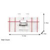 Multifunctional Electric Sewing Machine with Zipper, Binding, and Overlock Presser Foot Attachments
