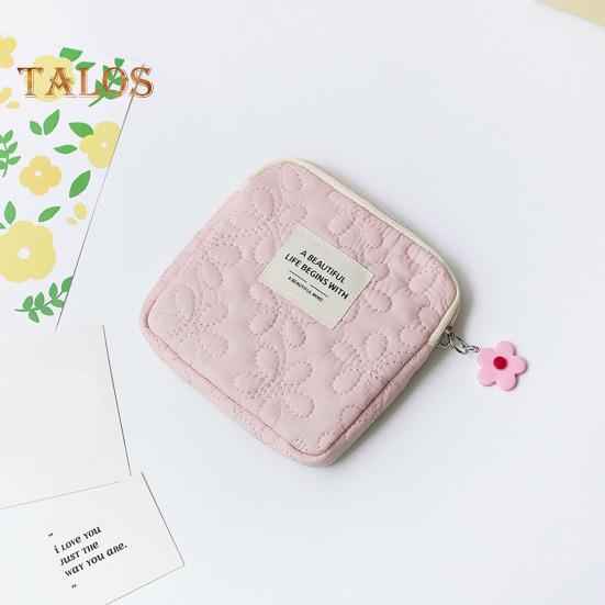 Fashion Women Small Cosmetic Bag Mini Coin Pouch Zipper Closure Lightweight Portable Travel Accessory Bag Storage