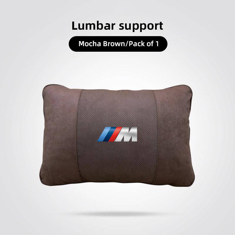 Car Headrest Neck Pillow Lumbar Support Cushion For BMW X1 X2 X3 X5 X4 X6 X7 G30 G20 G32 G11 G12 F40 F30 F20 F10 F34 F07 F44 F45 AA4