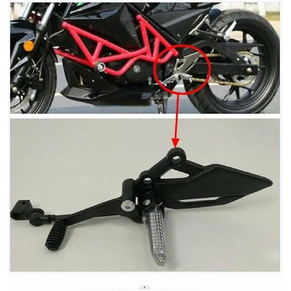Motorcycle Footpeg Foot Peg Bracket Gear Bracket Lever Assembly for EX 250R 300 2013-2017 Footpegs Pedals Rests