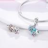 New Trend copper Irregular Bead Charms Teeth Chameleon Dangle Unicorn Rocking Horse Charm Bead Charms Compatible With Authentic Charm Bracelets Diy