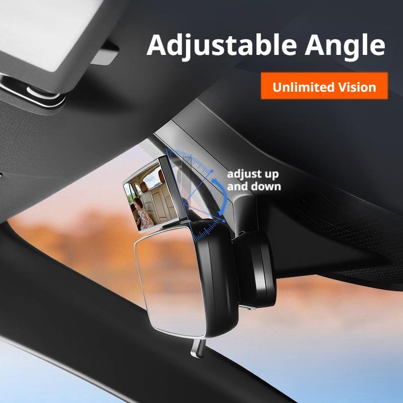 SEAMETAL Curved Car Interior Rearview Mirror Wide Angle Baby/Child Safety Observation Mirror Rear Seat Mirror Auxiliary Monitor Interior Mirrors6