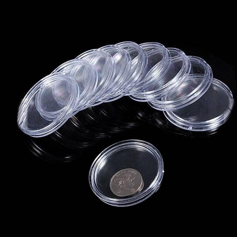Buy Coins Collection Containers Coin Capsules Boxes Holders 27mm 10