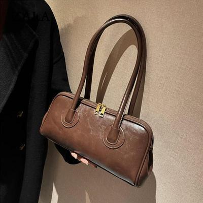 Commuter Shoulder Bags for Women Luxury Designer Handbags Pure Color Causal Bag Big Capacity Pillow Underarm Bag