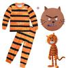 Cosplay Clothing Detective Dog Cat Printed Kids Unisex Clothing Sets