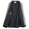 Gucci Excellent Condition Houndstooth with Gold Buttons Coat 38 White X blackUsed