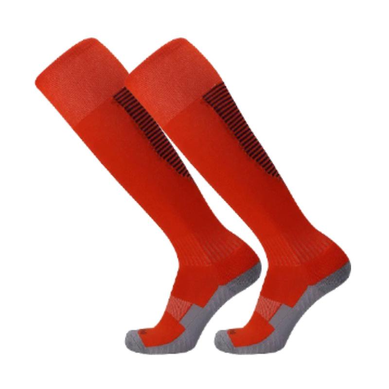 Children'S Overknee Football Socks Men'S Thickened Towel Socks Stockings Sports Socks Sweat-Absorbing Breathable Non-Slip Socks