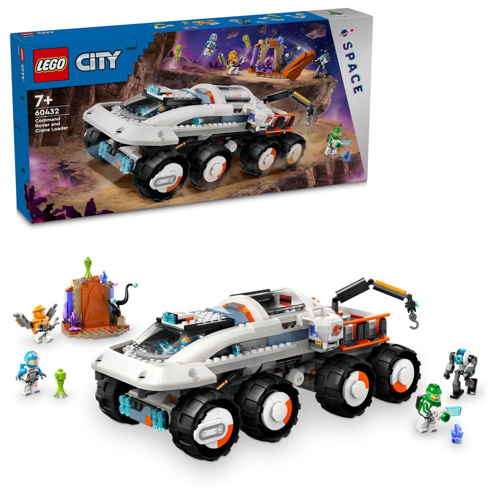 LEGO City Command Rover s jeřábem 60432 Věk 7+