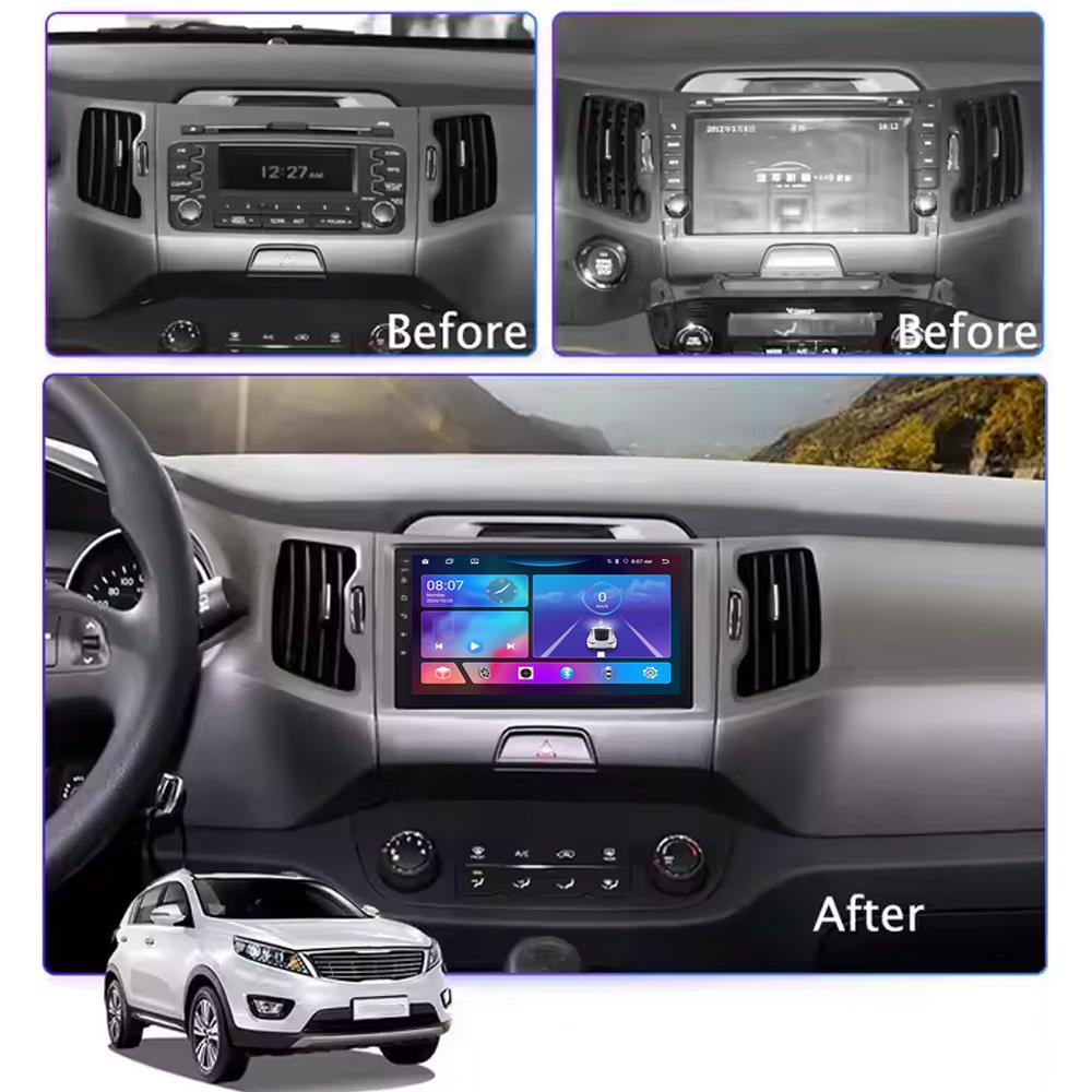 Toyousonic Car Video Player for KIA Sportage 2010-2016 GPS Navigation Built-in Dsp Carplay Autoradio Android Head Unit