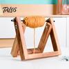 Knitting Supplies for Beginners Wooden Crochet Yarn Holder, Rotatable Portable Organizer Rack, Stable Wood Spindle Mortise And Tenon Frame Dispenser