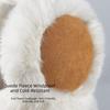 Ear Cap Winter Plush Earmuffs Solid Color Foldable Ear Cover Comfortable Suede Earmuffs  Girl