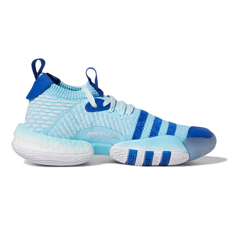 Adidas Trae Young 2.0 Fabric Mid top Children's Basketball Shoes Blue H06488